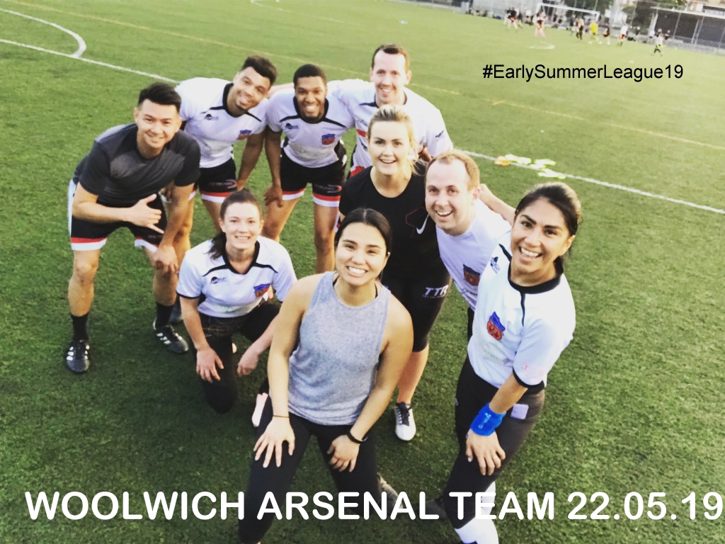 Woolwich Arsenal Team (Tag) Spring 2019 FINALS Fixture (Wed June 19th)